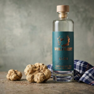 Wolfrest Gin Alba con tartufo bianco fresco di Alba